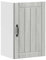 vidaXL Kitchen Wall Cabinet Lucca - Grey Sonoma Engineered Wood - Modern Style with Storage for Kitchen Appliances and Accessories - 40x31x60 cm