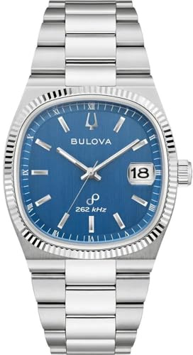 Bulova Herrenuhr Quarz Super Seville Stahl/Blau 96B440