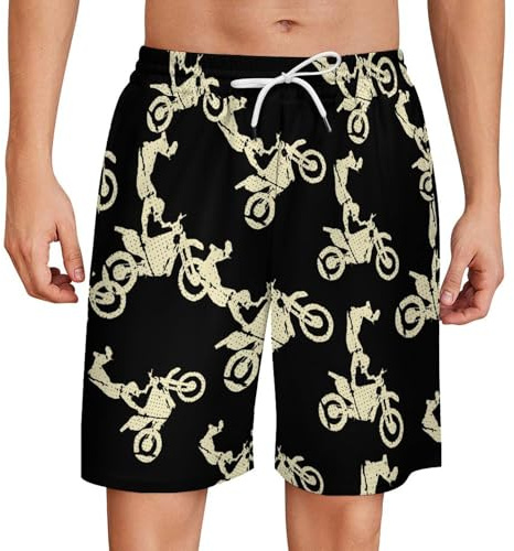 Motorbike Got Dirt Bike Men's Athletic Shorts Jersey Pocket Lounge Weekend Short XS