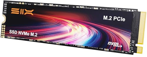 SIX X4000 512G M.2 SSD PCIe Gen3x4 NVME SSD Solid State Drive - Up to 3000MB/s Read, 1300MB/s Write
