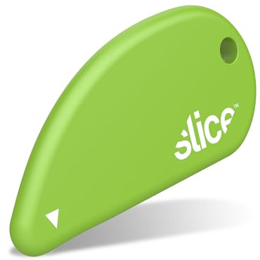 SLICE 00100 | kleiner Sicherheitscutter | Microkeramikklinge | magnetisch | Sicherer Alltags Cutter| langlebige Keramikklinge | ideal für Verpackungen, Folien, Papier & Alltag