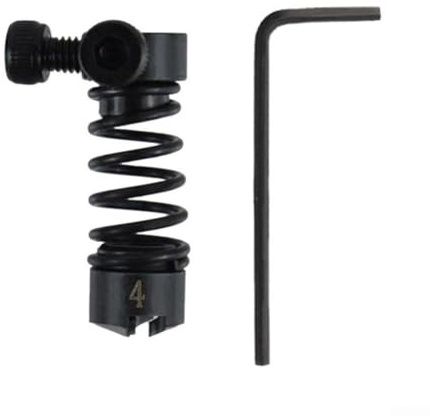 Taraud en acier rapide M2.5-M6 à chanfreiner droit pour tour, HSSCo 5 % matériau avec retenue en acier 45#, compatible avec spirale (D)