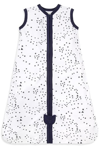 Burts Bees Baby Infant Wearable Blanket Twinkle Bee Organic Unisex Newborn Clothes Beekeeper - Light Weight 0.5 TOG - (Size Large)