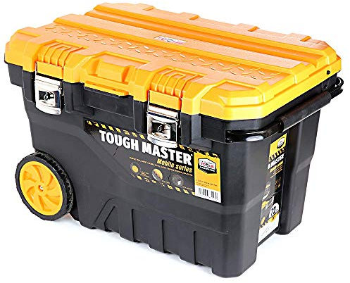 Tough Master UPT-4026 Tool Chest, Professional Mobile Tool Box Chest on Wheels with Tote Tray, 28 inch/72cm
