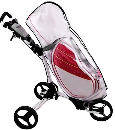 VGEBY1 Couverture Anti-poussière de Sac de Golf, Couverture Transparente Anti-Pluie de Manteau de Sac de Transparent