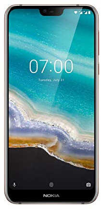 Nokia 7.1 5.8 pulgadas Android One UK Smartphone sin SIM con 3 GB de RAM y 32 GB de almacenamiento (SIM único) - Acero (renovado)