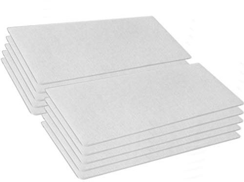10 Abluftfilter Mikrofilter kompatibel mit AEG Miele Hoover Bosch | DeClean Luftfilter - 10 Stück, 200x140 mm, individuell zuschneidbar, Motorfilter für Bodenstaubsauger