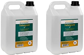 Stabilo Befestigungstechnik 2x Tiefengrund LF 5 Liter | Universal Grundierung, Tiefgrund, Haftgrund, gebrauchsfertig, Absolute Profi Qualität | 2 Stück