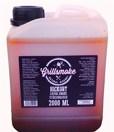Grillsmoke Liquid Smoke, Fumo Liquido Hickory 2L sin aditivos