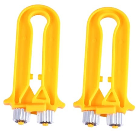 OSALADI 2stücke Beekeeping Drahtspanner Crimper Werkzeug Orange Für Präzise Drahtspannung Und Crimpung Robustes Metallrad Für Bienenzucht Und Wabenrahmen
