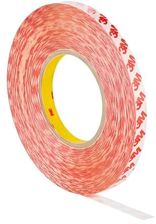 Dpm Tapes - Doppelseitiges GPT PET-Klebeband: starke Haftung, hält auf schwierigen Oberflächen. Dicke 0,21 mm, beständig bis 150 °C, UV-Beständigkeit ex 9088 (9 mm x 50 m)