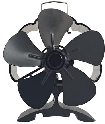 Holz-Kaminventilator – Kaminventilator, Ofenventilator, Holzofen-Ventilator | Wärmebetriebener, leiser Kaminventilator, nicht elektrischer, leiser Herdventilator für Holzbrenner, Holzkamin, Kaminofen,
