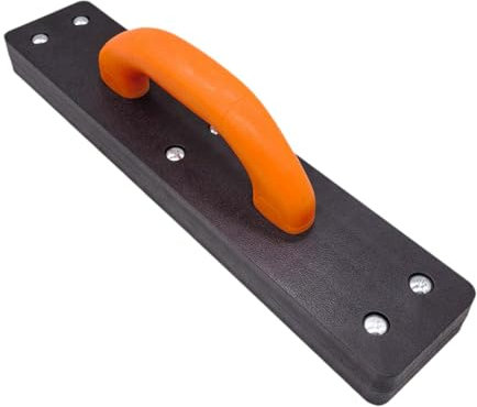 MagiDeal Gros bloc de taraudage lourd, bloc de frappe de sol, outil de revêtement de sol stratifié Stable et polyvalent pour parquet en bois dur, Orange
