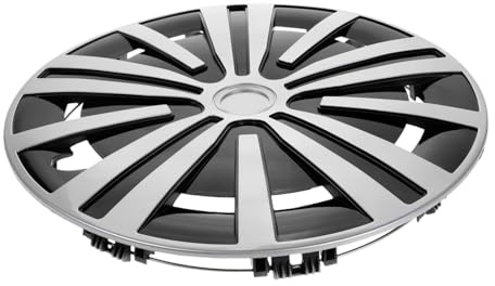 HAWILLOSCH Copricerchi Universali Da 14 Pollici Per Auto in Acciaio Abs Facili Da Installare in Plastica Accessori Per Cerchi Auto 1 pezzo