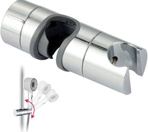 DuschDream® | Qualität & Universal Duschkopfhalterung für Duschstange | Brausekopf Halterung Verstellbar | Duschhalterung für Stange 18-25mm | Duschbrause Halter | Handbrause Brausehalterung