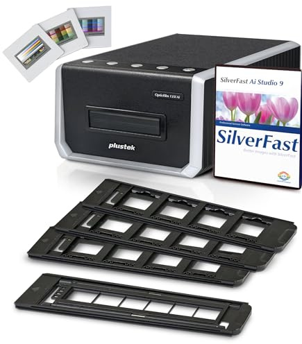 Plustek OpticFilm 135i Ai + 35mm Mounted Slides Holder x 2