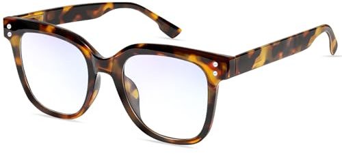 WINTOO Oversized Blue Light Blocking Glasses for Teens Boys Girls,Fashion Glasses for Computer,Anti Eyestrain & UV Glasses