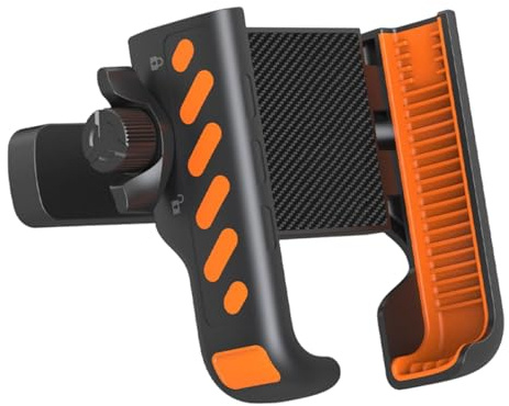 Generisch Golf Handyhalter, Magnethalter mit 360° Drehung, Klemme Antirutsch Stativ Tragbar Schnellspanner Halterung für Einkauf LKW Fitness Motorrad