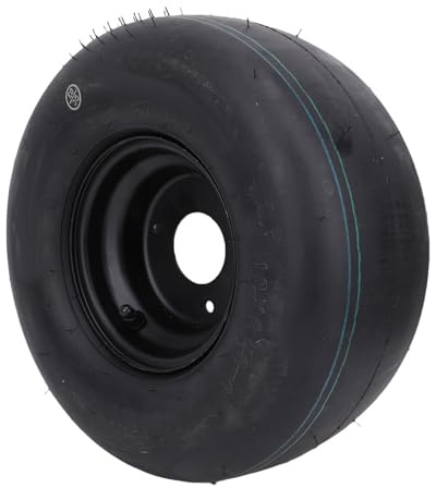 Depisuta 13x6.50 6 Gruppo Ruota del Pneumatico, Pneumatico a Prova di Puntura in Gomma con Bulloni a 3 Bulloni, con Ruota 6 Pollici 4 Ply 480 Libbre di capacità, per Atv Utv Quad