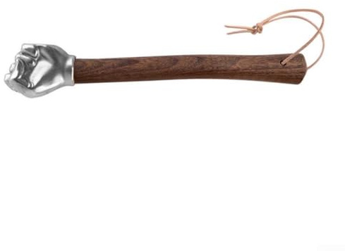 Handhammer Mit Rostfreiem Edelstahlkopf Und Ergonomischem Holzgriff Anti-Rutsch-Griff Für Präzise Kontrolle Langlebiges Werkzeug Für Bau Gartenarbeiten Haushalt Beide Varianten(Fist Hammer)