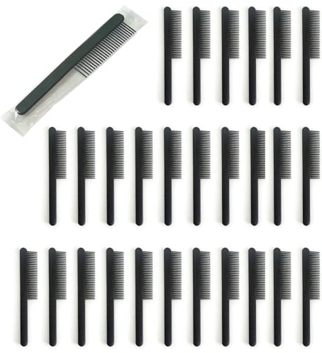 Hipruict Hair Combs, Combs Bulk Individually Wrapped, Suitable for Hotel, Salon, Home Care and Travel (Medium, Count, 100)