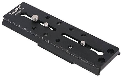 Haoge 160mm Camera Long Sliding Quick Release Plate For Sachtler Tripod Fluid Head FSB4 FSB6 FSB6T FSB8 FSB8T FSB10 FSB10T DV10 3+3 5+5 Video 14II DV2 DV4 DV6 DV8 DV8/100