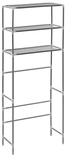 vidaXL Support de Rangement à 3 Niveaux Etagère de Salle de Bain Meuble de Rangement au-Dessus des Lave-Linges Etagère de Stockage