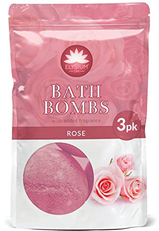 Elysium Spa Bath Bombs 3 X 50G (Rose)