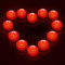 Ymenow Luces LED de té rojas, 12 paquetes de velas parpadeantes sin llama con temporizador de 6 horas velas votivas con pilas para decoración hogar festival Halloween Navidad - Rojo