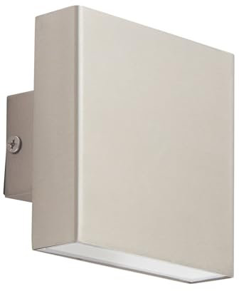 Lindby LED Wandleuchte außen 'Dilvana' (Modern) in Alu aus Edelstahl (2 flammig,) - LED-Außenwandleuchten Wandlampe, Led Außenlampe, Outdoor Wandlampe für Außenwand/Hauswand, Haus, Terrasse & Balkon