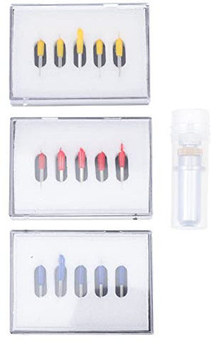 NUOBESTY 1 Set Coltello da intaglio taglierini per lettere taglierine per computer tagliacarte di ricambio taglierina per plotter da taglio frese di ricambio Acciaio al tungsteno