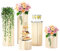 Garbenat Colonne di fiori in cartone da matrimonio, 5 pezzi, pieghevole, 20 – 40 – 60 – 80 – 100 cm, display centerpiece fino a 50 kg, colonna decorativa per matrimoni, feste, compleanno