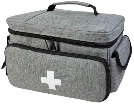 Tragbarer Arzttasche - Arzttasche, Krankenschwester klinische Tasche, Arzttasche | Airline -Reise -Pille -Flaschenbeutel, tragbarer Pflege -Arbeitsbeutel, wasserdichte Medizin -Aufbewahrungstasche ein