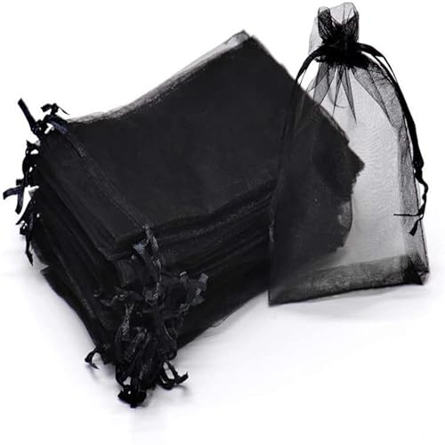 Namzi 100 fresas, uvas, bolsas de protección de frutas, a prueba de pájaros, a prueba de moscas de la fruta, control de plagas de jardín, bolsa de malla negra, bolsa de plantación, 3.94 x 5.9 pulgadas