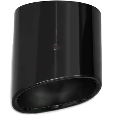 Exhaust Muffler For BMW 318 X3 E83 F25 Car Exhaust Cover Muffler Tip Stainless Steel Modified Car Rear Tailpipe Exhaust Trim(Black)