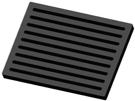 Kaminrost/Ascherost Eckig Typ C 220 x 170 x 15 mm passend für Ortrand ** Kaminöfen inkl. Modellübersicht - Ascherost Kamin aus massivem Stahl - Feuerrost feuerfest & hitzebeständig