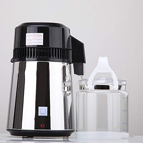 Distillateur D'eau, Distillateur D'eau En Acier Inoxydable Avec Carafe En Verre