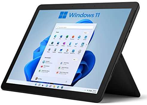 Microsoft Surface Go 3 Tablet PC, 10.5 Inch 2-in-1 Device, Silver, Windows 11 Home S, 2021 Model with Kick Stand