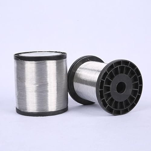 Aluminiumdraht mit hoher Reinheit, wissenschaftlicher Forschung Metall 0,1 mm bis 3,0 mm Handwerkdraht, Draht für Handwerk, Skulptionsdraht, Puppenkernen, Modellierungsdraht ( Color : 0.4mm*1m )