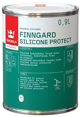 TIKKURILA Finngard Silicone Protect Facade Paint - Smooth Matt Masonry Paint - 1 Litre