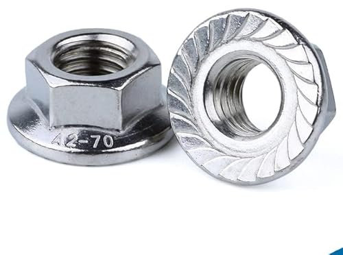 1/5/10 Stück Zoll 1/4 5/16 3/8 1/2 6-32 8-32 10-24 Form Lock Metal Heavy Prevailling Torque Sechskantmutter