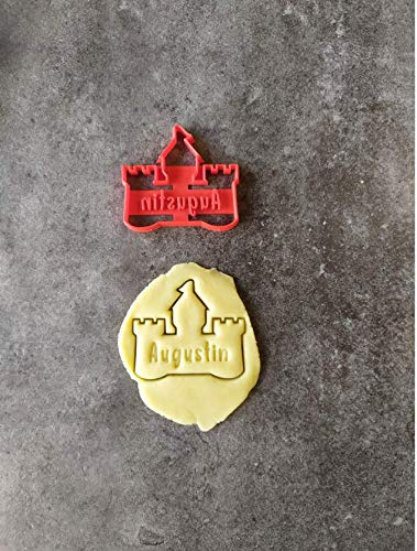 Tagliabiscotti a forma di castello - Personalizzabile con il nome