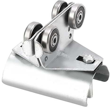 Paletten-Rollen-Rad-Laufkatze, Stabile Flaschenzug-Rollen-Rad-Laufkatze Galvanisierter Verarbeitungsedelstahl für Werkstatt