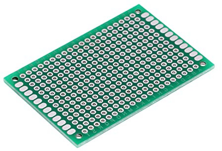 10 Piece 4 X 6cm Solderable Breadboard, Prototyping Circuit Board, Double Sides Prototyping for Electronics Projects Apply to Soldering Projects