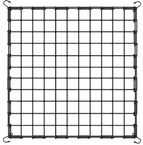 SULIUDAJI Red De Enrejado Para Plantas Red Para Tienda De Campaña Red De Protección De Verduras Red De Nailon Para Jardín Huerto Red Elástica Con 4 Ganchos Red Para Plantas Verduras Frutas 80×80Cm