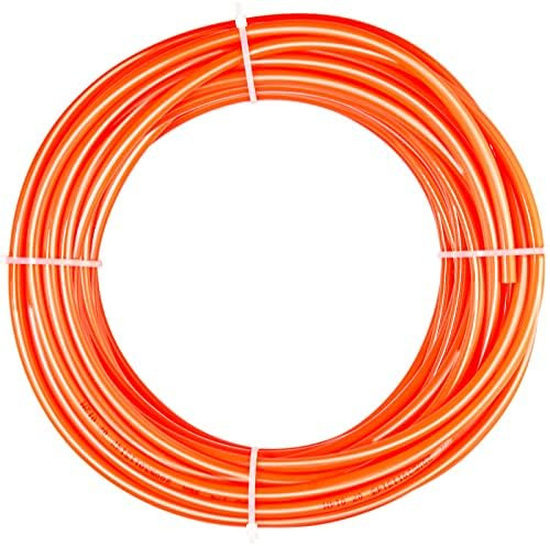 ERGAOBOY Orange 5M Polyurethan PU Luftschlauch Rohr Kit, 14 mm AD x 10 mm ID ohne Fittings