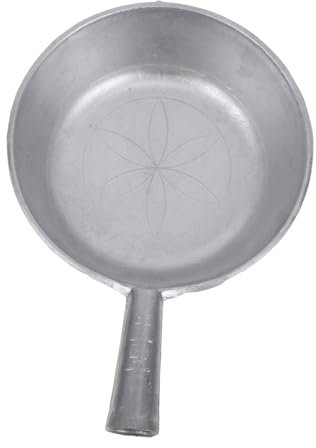 Cabilock Mestolo per Acqua in Alluminio Spesso, Paletta per L'acqua Manico Corto, Utensile da Cucina Multifunzione per Uso Domestico e Giardino, Design Retrò Pratico e Stile Casuale