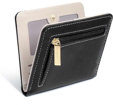 Pomelo Best Damen Geldbeutel Klein mit RFID-Schutz, Mini Portemonnaie aus Weichem PU-Leder, Stylisches Design mit Druck, leicht & praktisch für Alltag und Reise