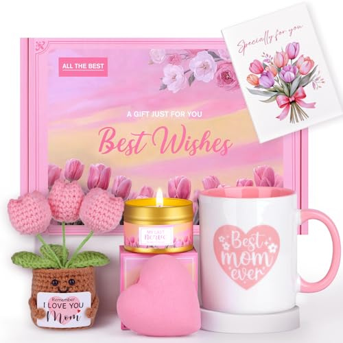 MUJUZE Presenter till mamma, julklappar till mamma, ”I Love You Mom”, presentset, födelsedagspresenter