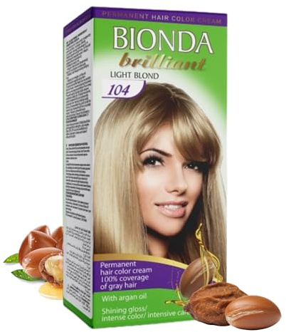 Bionda Brilliant Permanente Haarfarbe 104 Hellblond 100 ml